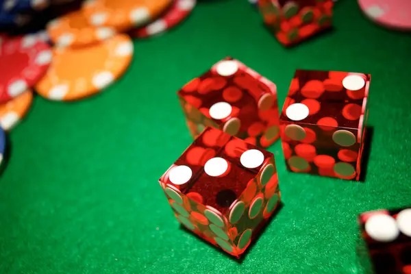 Live casino table with multi-camera setup